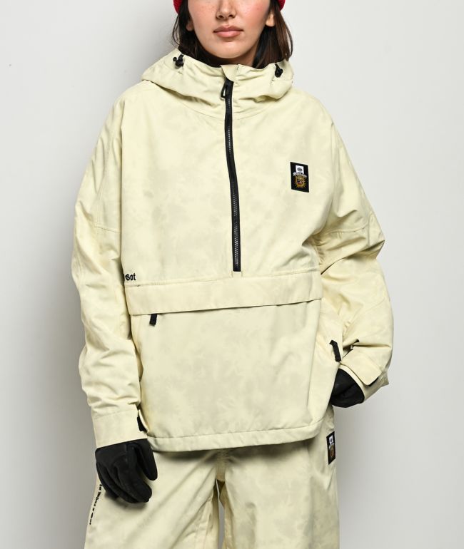 686 x Sublime Yellow Tie Dye 10K Anorak Snowboard Jacket - thumbnail 2