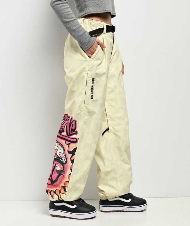 686 x Sublime Yellow Tie Dye 10K Snowboard Pants - thumbnail 3