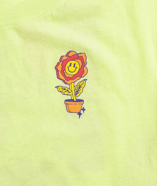 A-Lab Ballina Lime Crop T-Shirt - thumbnail 3