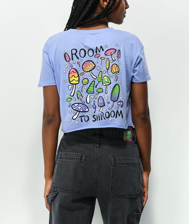 A-Lab Ballina Shroom Purple Crop T-Shirt