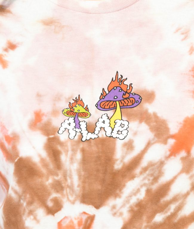 A-Lab Blow Smoke Brown Tie Dye T-Shirt - thumbnail 3
