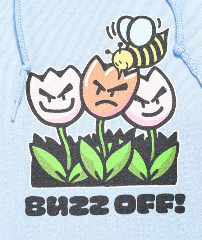 A-Lab Buzz Off Blue Hoodie - thumbnail 3