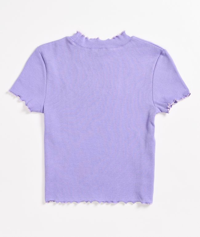 A-Lab Curly Butterfly Lavender T-Shirt - thumbnail 2