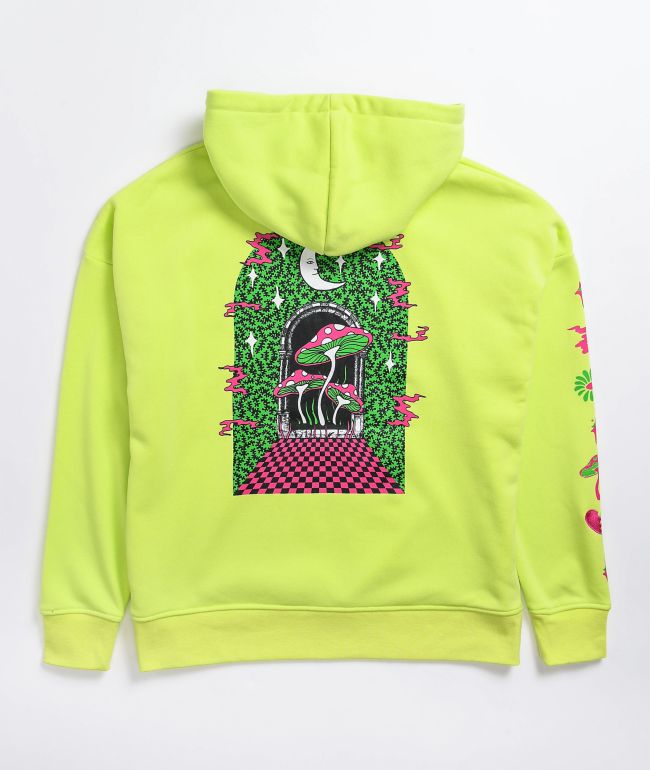 A-Lab Freela Yin Yang Lime Green Hoodie