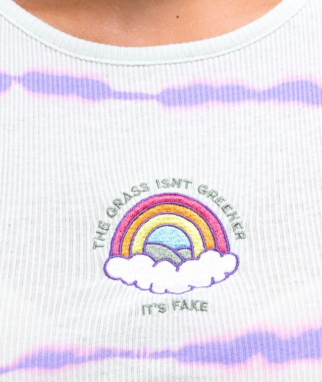 A-Lab Honey Tie Dye Rainbow Tank Top - thumbnail 2