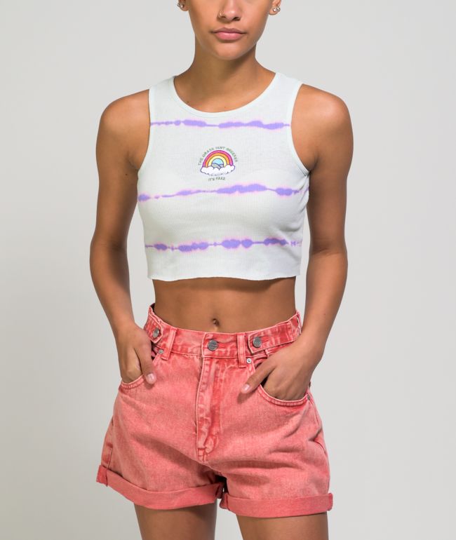 A-Lab Honey Tie Dye Rainbow Tank Top