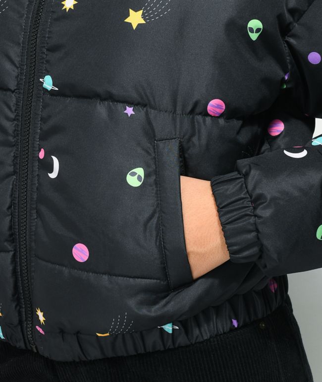 A-Lab Lorca Black Puffer Jacket - thumbnail 3