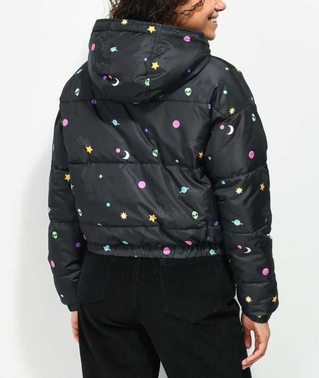 A-Lab Lorca Black Puffer Jacket - thumbnail 2