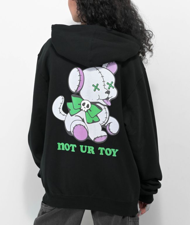 A-Lab Not Ur Toy Black Zip Hoodie