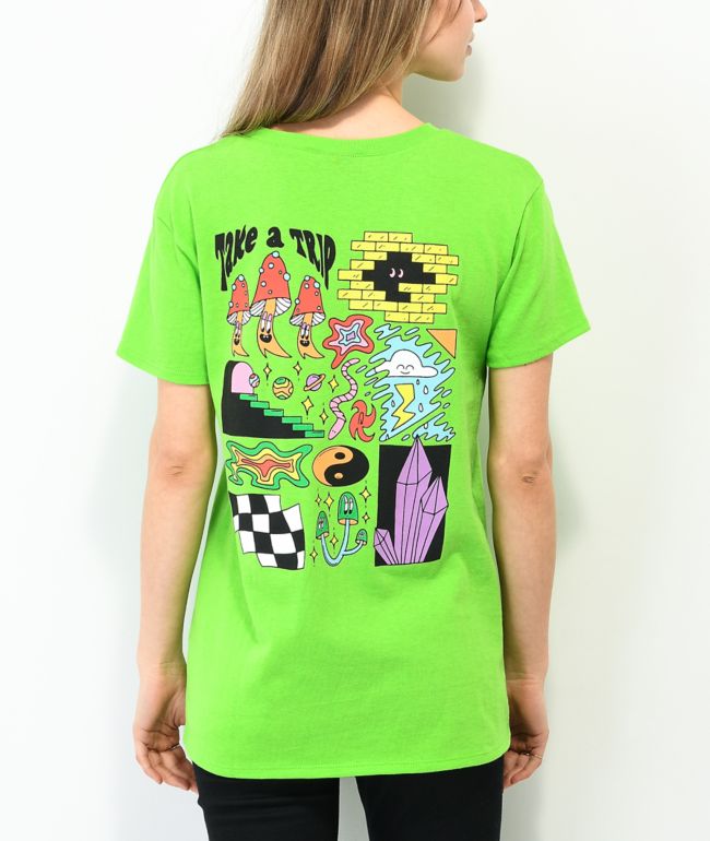 A-Lab Rainen Take Trip Lime Green T-Shirt
