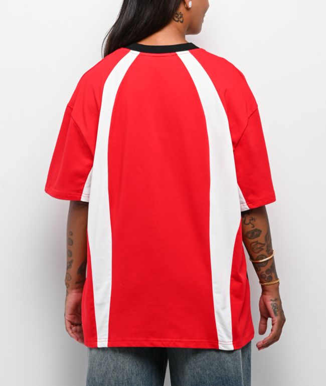 Aelfric Eden Colorblock Racing Red T-Shirt - thumbnail 2