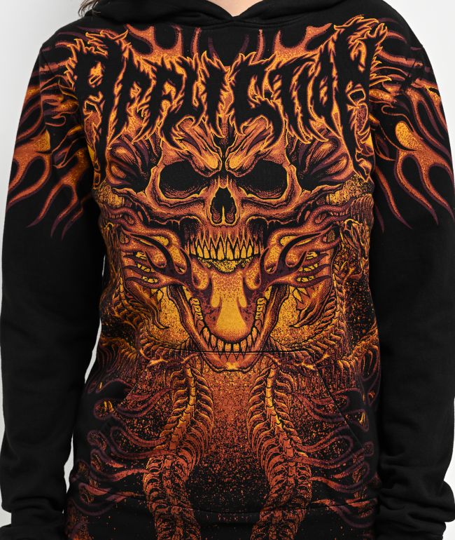 Affliction Electric Storm Black Hoodie - thumbnail 2