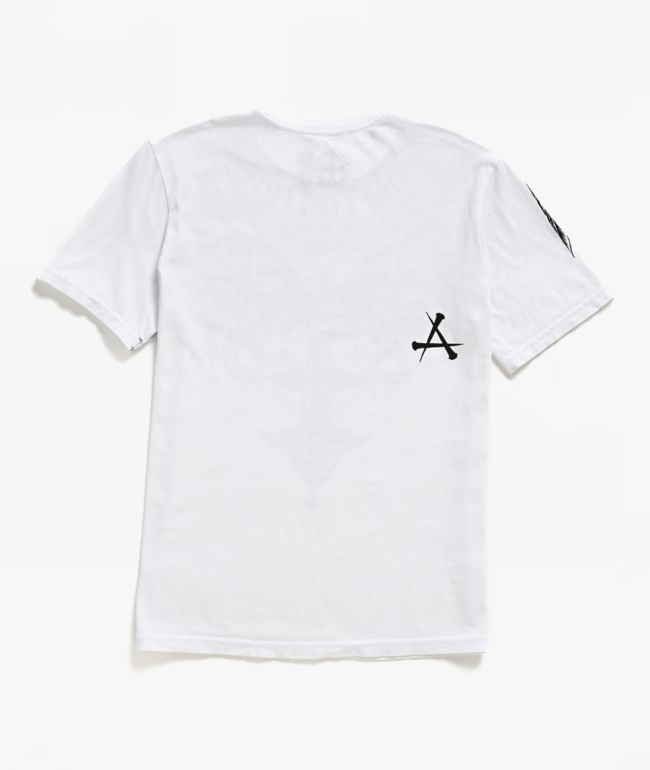 Affliction Kids Death Eyes White T-Shirt - thumbnail 2