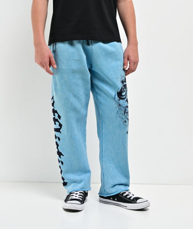 Affliction Kids Ice Blade Blue Wash Sweatpants