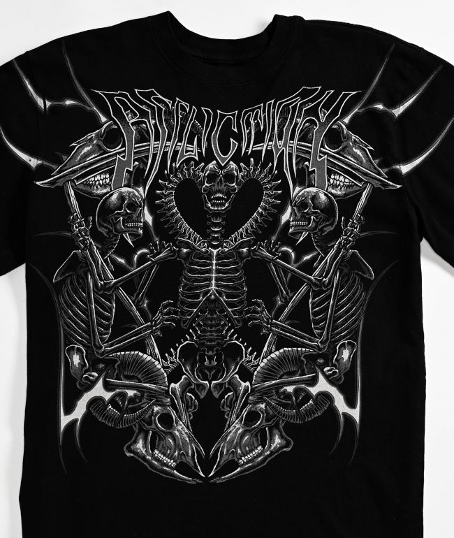 Affliction Kids Imperial Beast Black T-Shirt - thumbnail 3