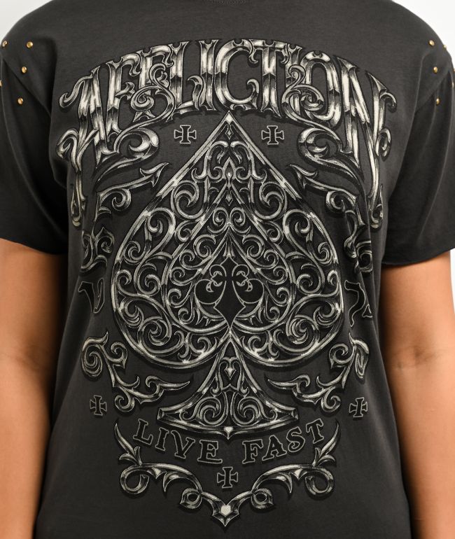 Affliction Polaris Black T-Shirt - thumbnail 3