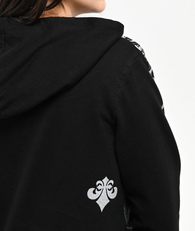 Affliction Skeleton Black Hoodie - thumbnail 3