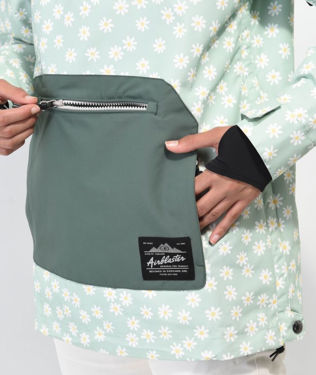 Airblaster Freedom Daisy 10K Mint Anorak Snow Jacket - thumbnail 3