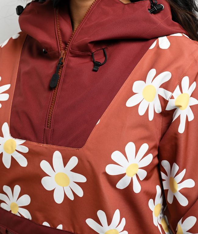 Airblaster Freedom Rust Big Daisy 10K Anorak Snowboard Jacket - thumbnail 3