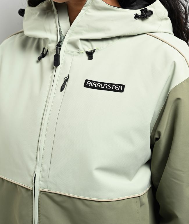 Airblaster Lady Revert Matcha 10K Snowboard Jacket - thumbnail 3