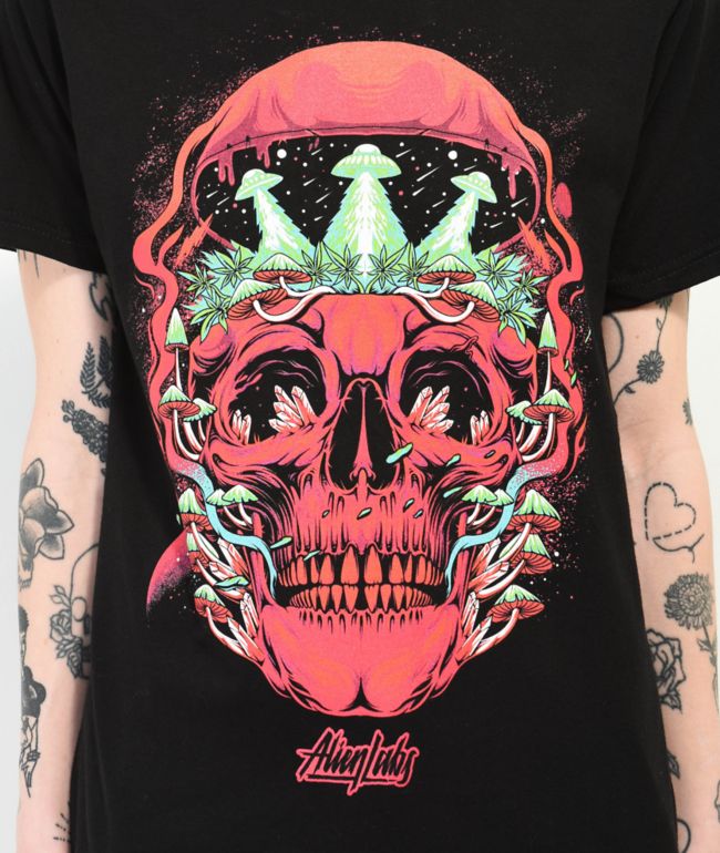 Alien Labs Abduction Black T-Shirt - thumbnail 3