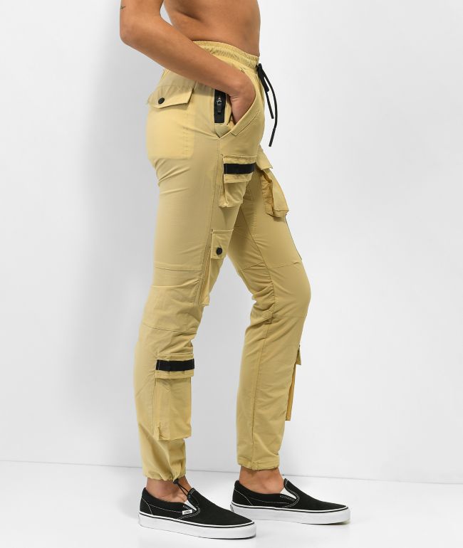 American Stitch Khaki Nylon Cargo Pants - thumbnail 3