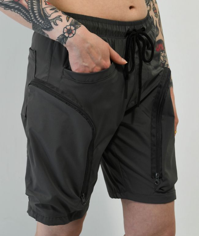 American Stitch Y2K Grey Cargo Shorts - thumbnail 3