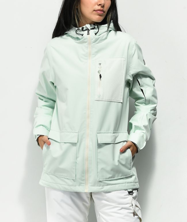 Aperture Aries All Over Light Teal 10K Snowboard Jacket