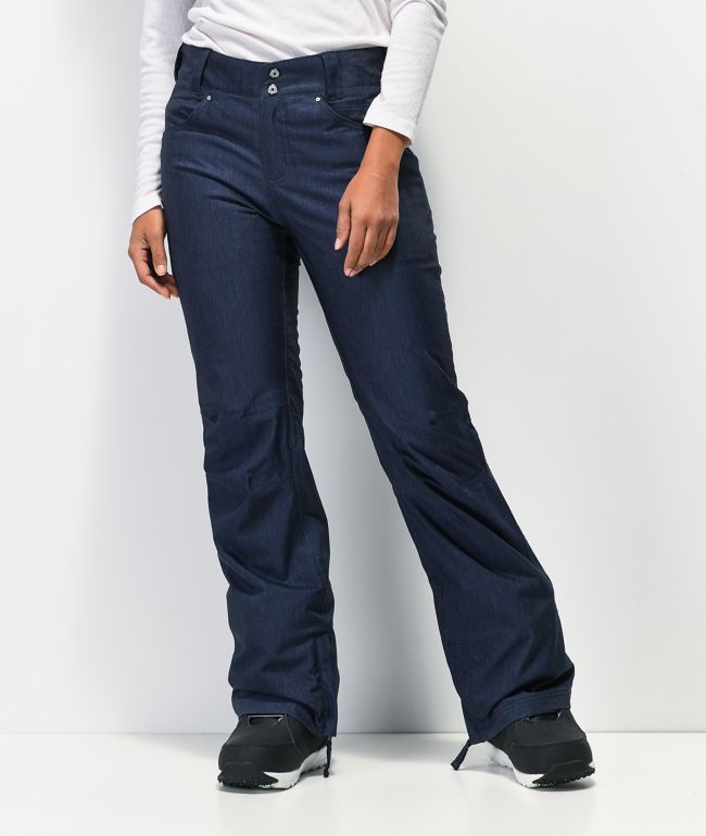 Aperture Crystaline Navy Denim 10K Snowboard Pants