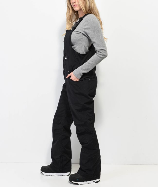 Aperture Stellas Run Black 10K Bib Snowboard Pants - thumbnail 3