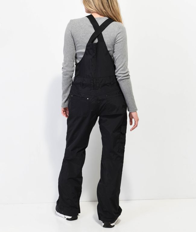 Aperture Stellas Run Black 10K Bib Snowboard Pants - thumbnail 2