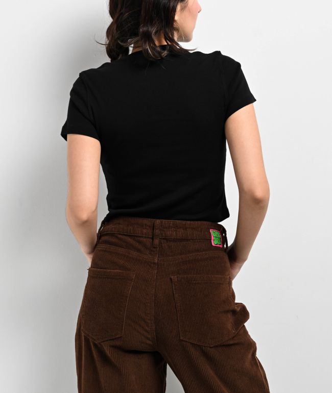 Bella Dona Crybaby Black Crop T-Shirt - thumbnail 2
