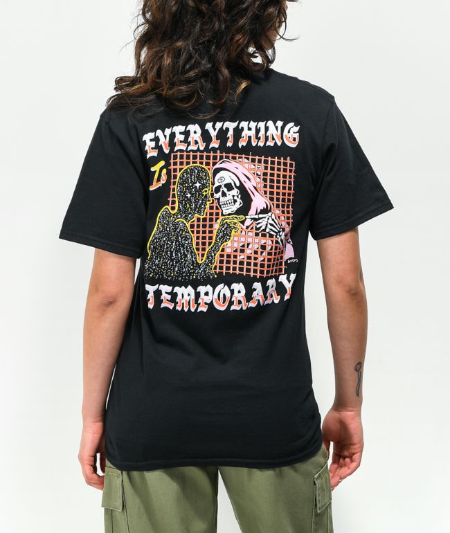 Boss Dog Everything's Temporary Black T-Shirt