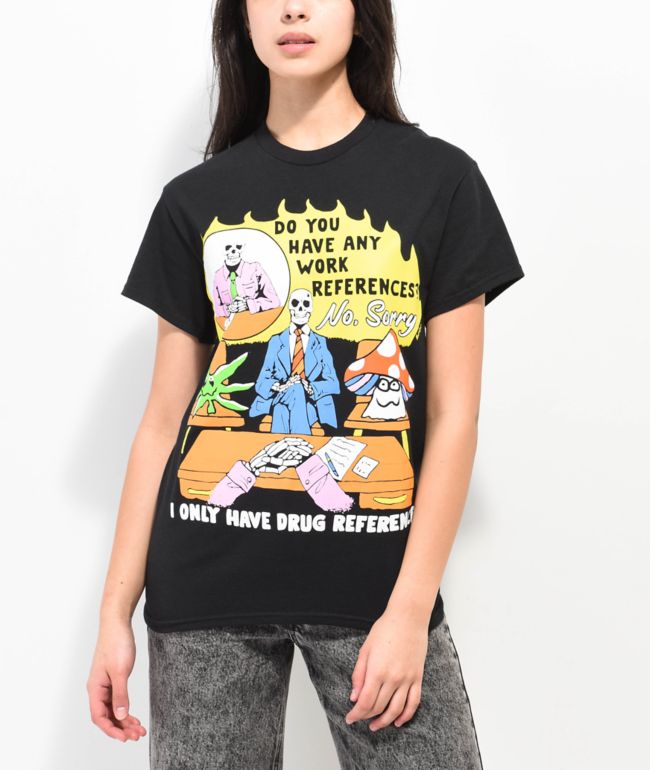 Boss Dog Work Reference Black T-Shirt