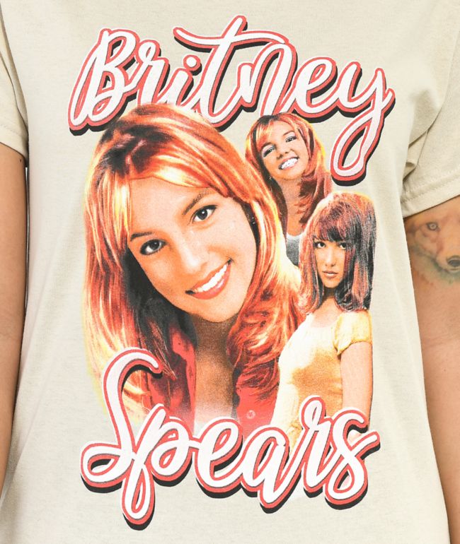 Britney Spears Cream T-Shirt - thumbnail 2