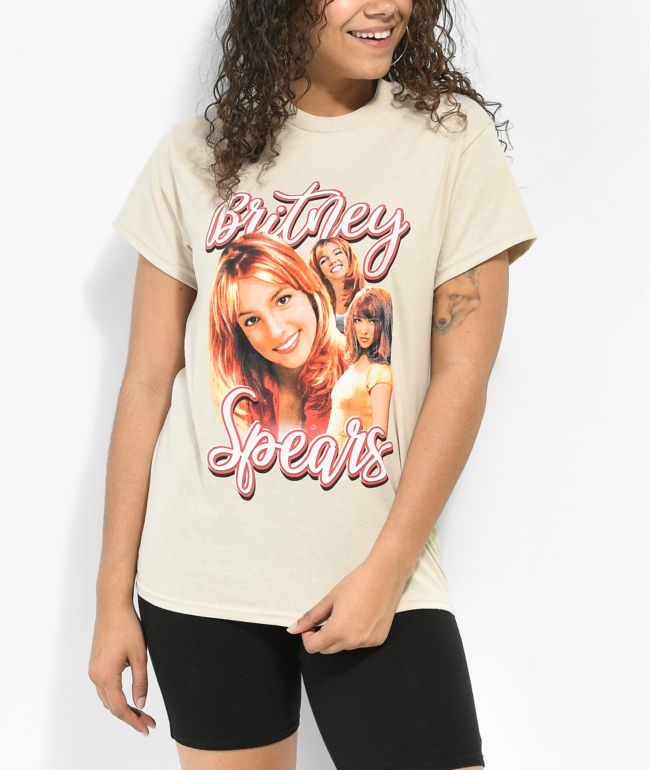 Britney Spears Cream T-Shirt