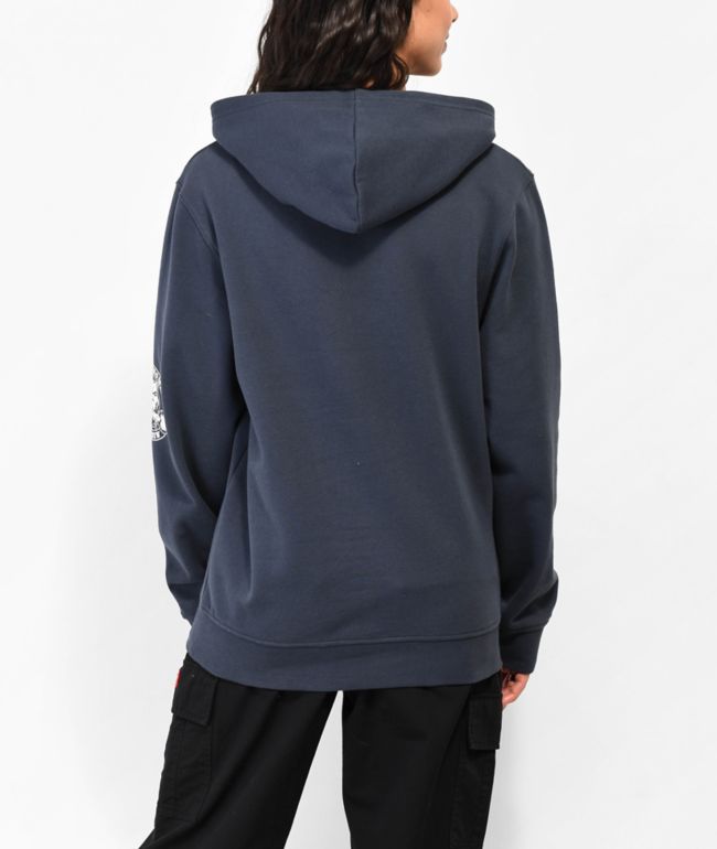 Broken Promises Aggressive Navy Hoodie - thumbnail 2