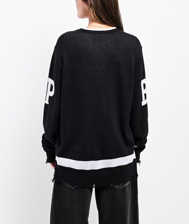 Broken Promises Arachnid Black Sweater - thumbnail 2