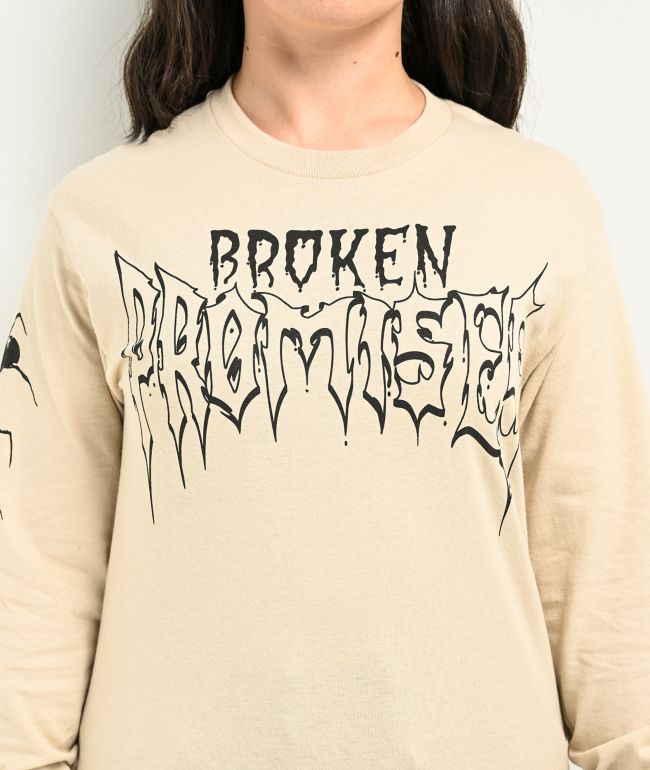 Broken Promises Arachnid Sand Long Sleeve T-Shirt - thumbnail 3