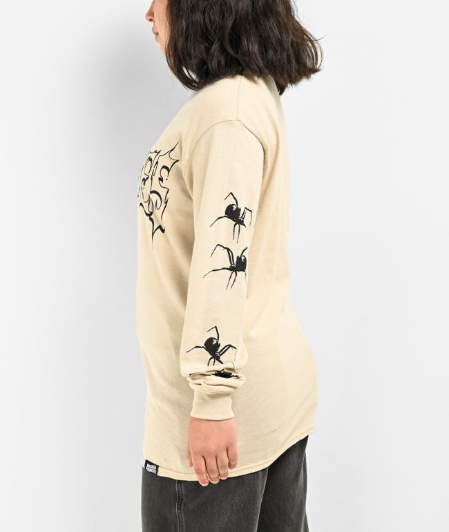 Broken Promises Arachnid Sand Long Sleeve T-Shirt - thumbnail 2