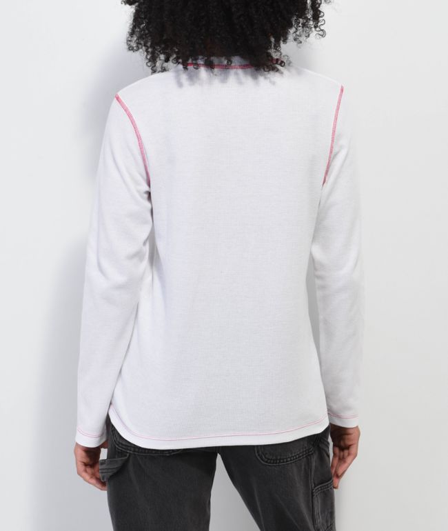 Broken Promises Bear Hug White Long Sleeve T-Shirt - thumbnail 2