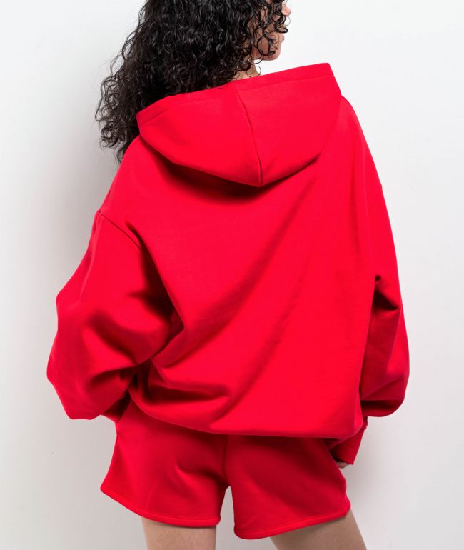 Broken Promises Breakthrough Red Rhinestone Hoodie - thumbnail 2