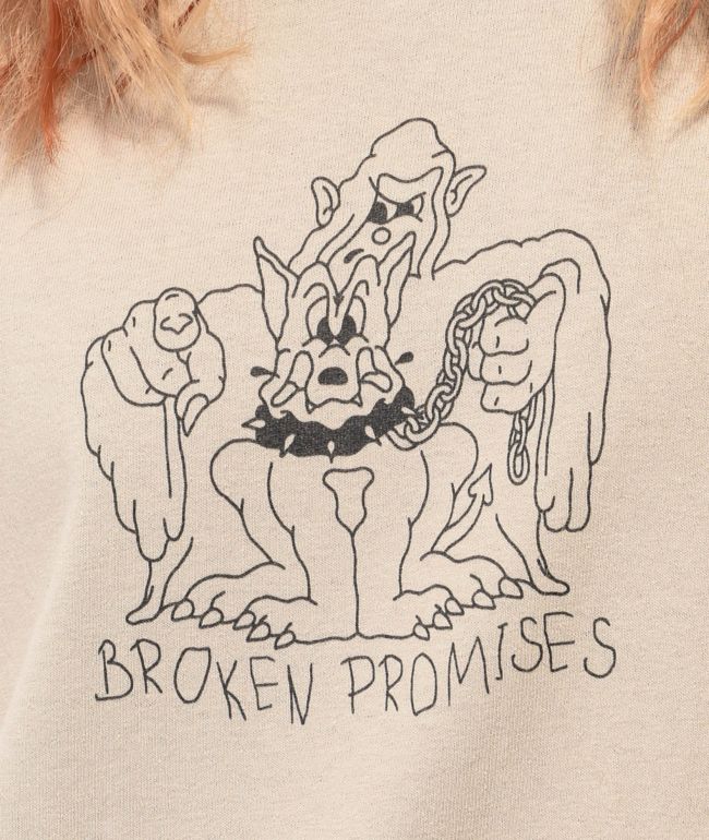 Broken Promises Chokehold Sand T-Shirt - thumbnail 3