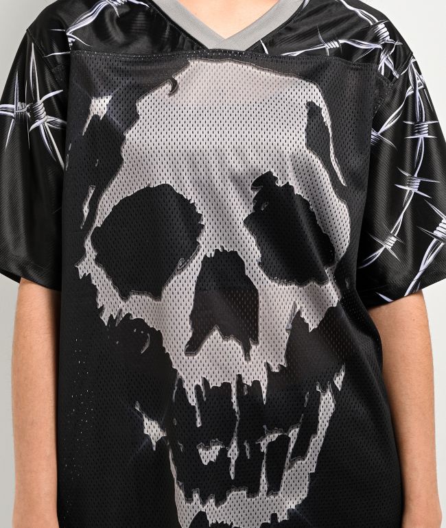 Broken Promises Chromeface Black Mesh Jersey - thumbnail 3