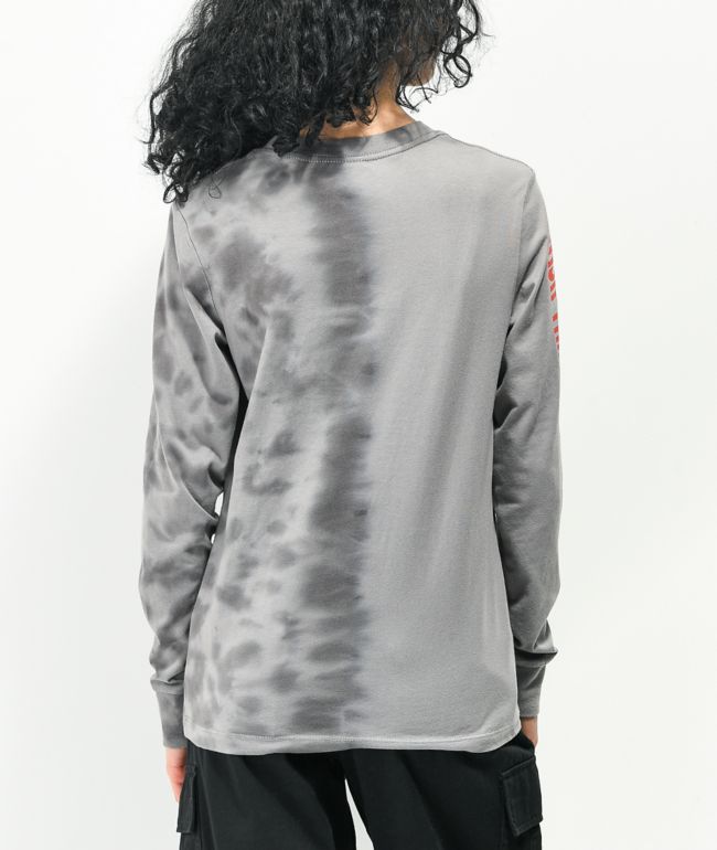Broken Promises Could Be Different Grey Splitdye Long Sleeve T-Shirt - thumbnail 3