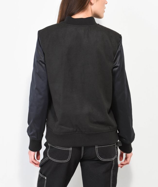 Broken Promises Cybernetic Black Varsity Jacket - thumbnail 2