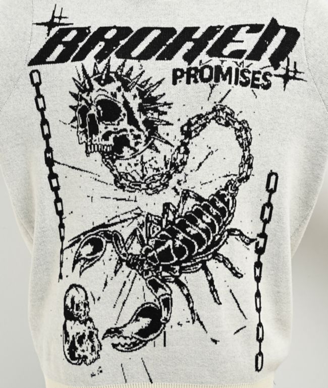 Broken Promises Deadly Stinger Cream Sweater - thumbnail 3