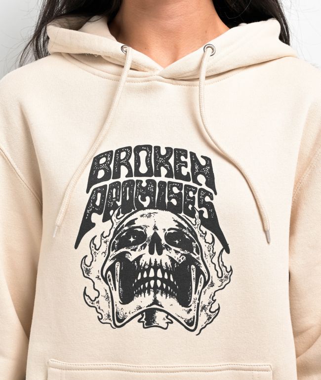 Broken Promises Down On My Luck Sand Hoodie - thumbnail 3