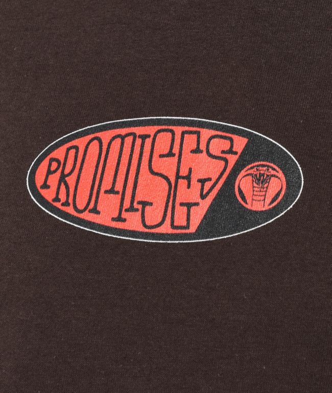 Broken Promises Elliptic Brown T-Shirt - thumbnail 3