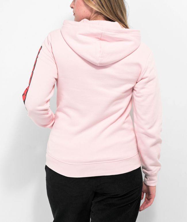 Broken Promises Emo Girl Pink Zip Hoodie - thumbnail 2